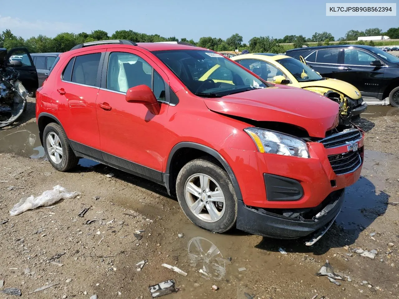 2016 Chevrolet Trax 1Lt VIN: KL7CJPSB9GB562394 Lot: 62681774