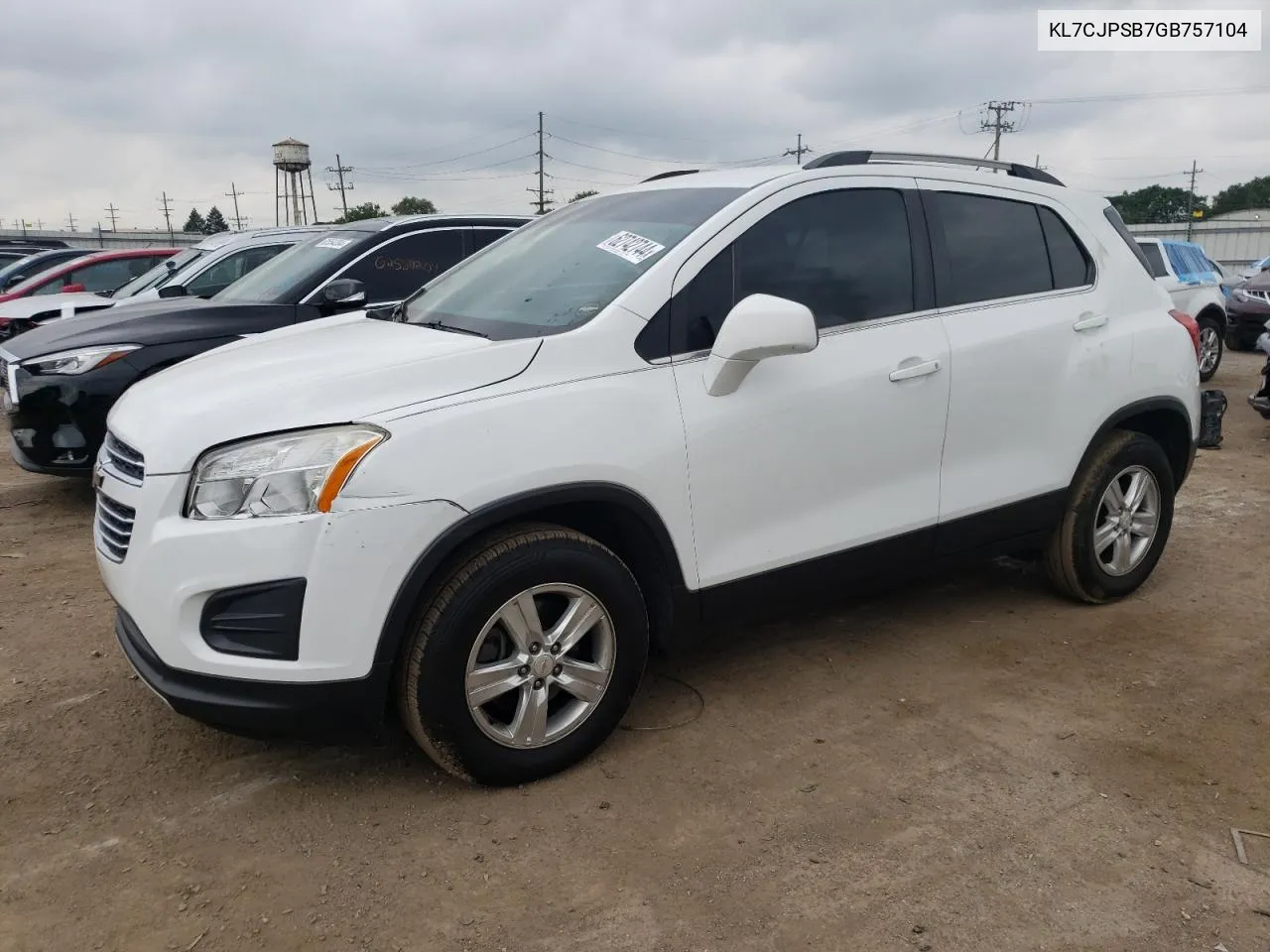 2016 Chevrolet Trax 1Lt VIN: KL7CJPSB7GB757104 Lot: 62742744