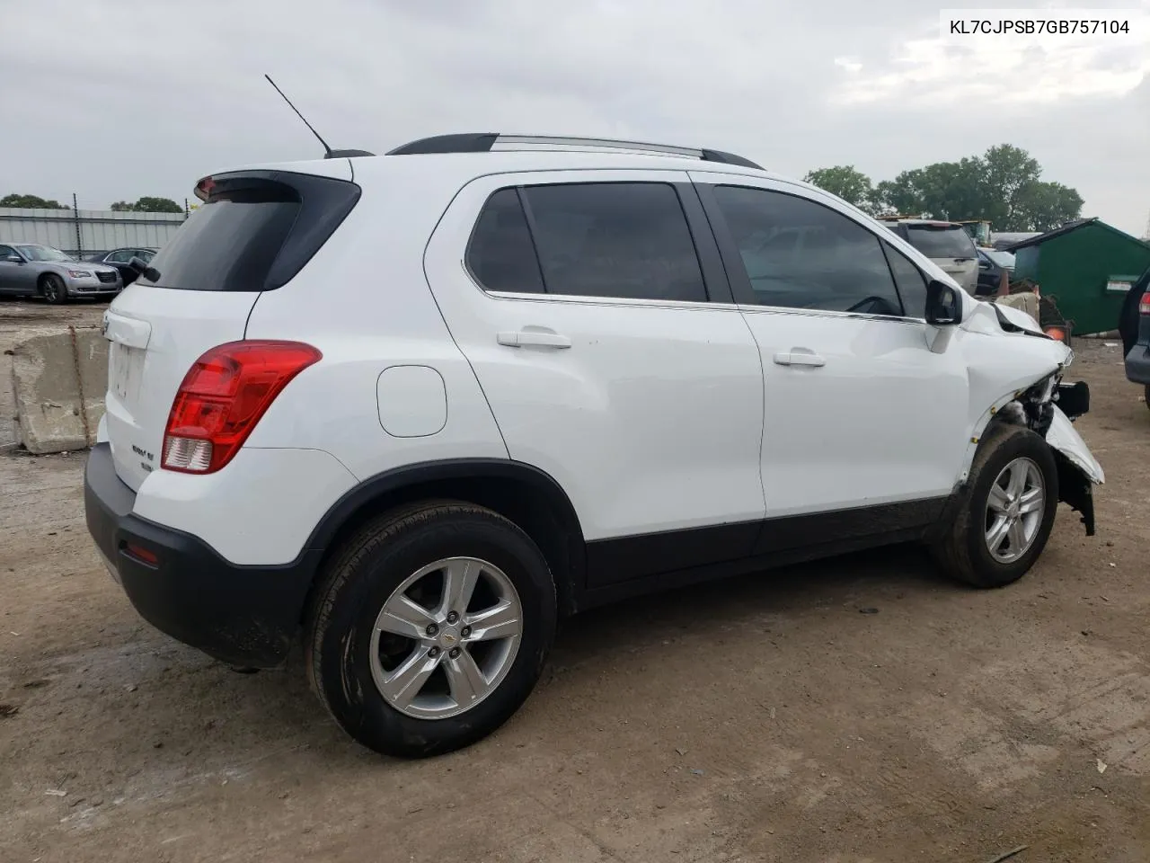 2016 Chevrolet Trax 1Lt VIN: KL7CJPSB7GB757104 Lot: 62742744