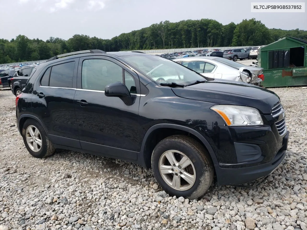 2016 Chevrolet Trax 1Lt VIN: KL7CJPSB9GB537852 Lot: 64399584