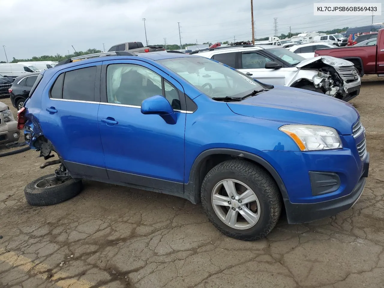 KL7CJPSB6GB569433 2016 Chevrolet Trax 1Lt