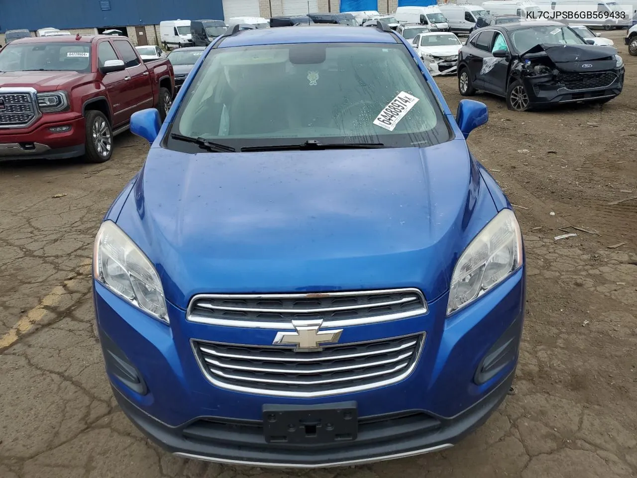 KL7CJPSB6GB569433 2016 Chevrolet Trax 1Lt