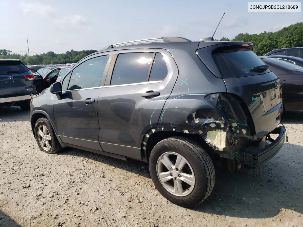 3GNCJPSB6GL218689 2016 Chevrolet Trax 1Lt