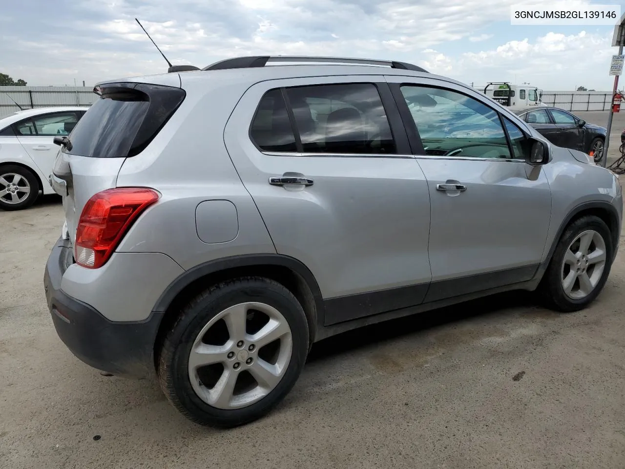 2016 Chevrolet Trax Ltz VIN: 3GNCJMSB2GL139146 Lot: 65604804