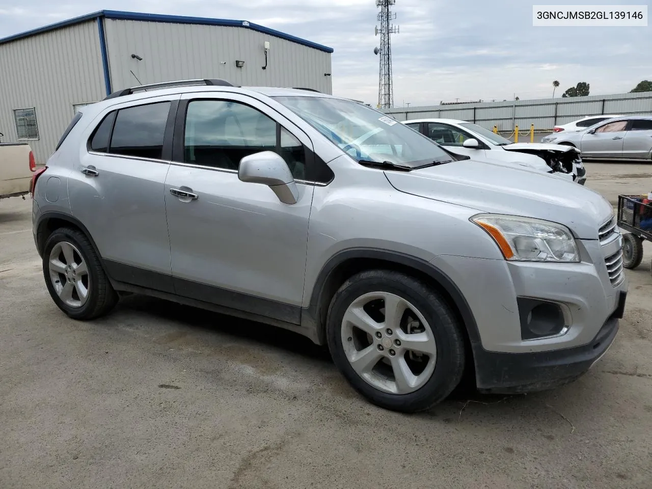 2016 Chevrolet Trax Ltz VIN: 3GNCJMSB2GL139146 Lot: 65604804