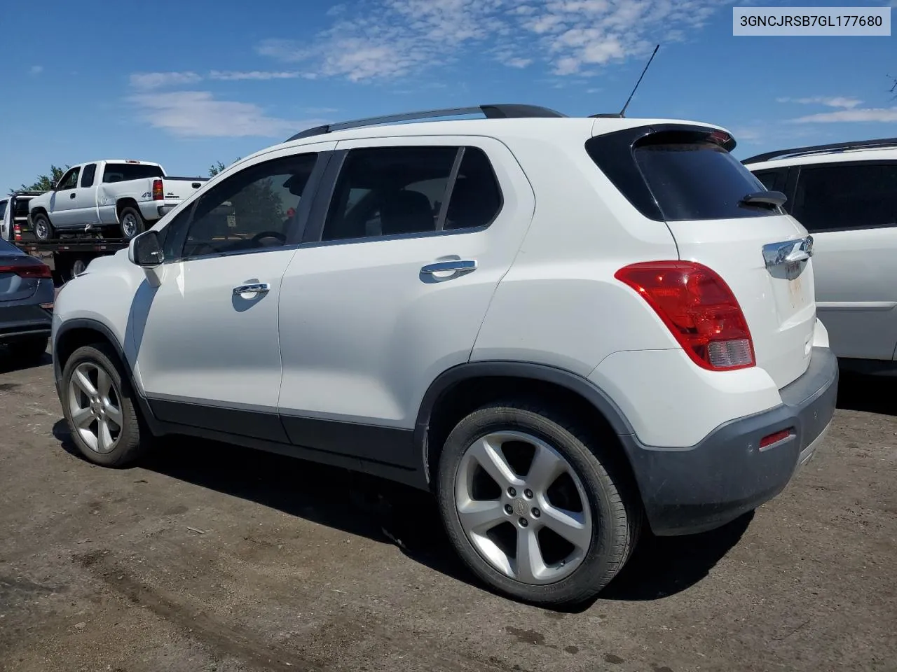 2016 Chevrolet Trax Ltz VIN: 3GNCJRSB7GL177680 Lot: 65858684