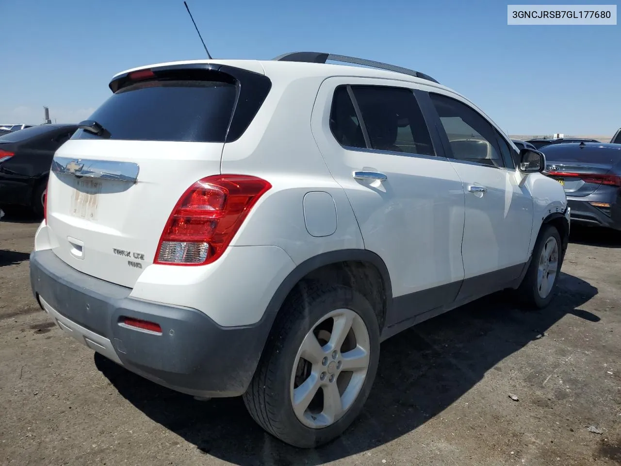 2016 Chevrolet Trax Ltz VIN: 3GNCJRSB7GL177680 Lot: 65858684