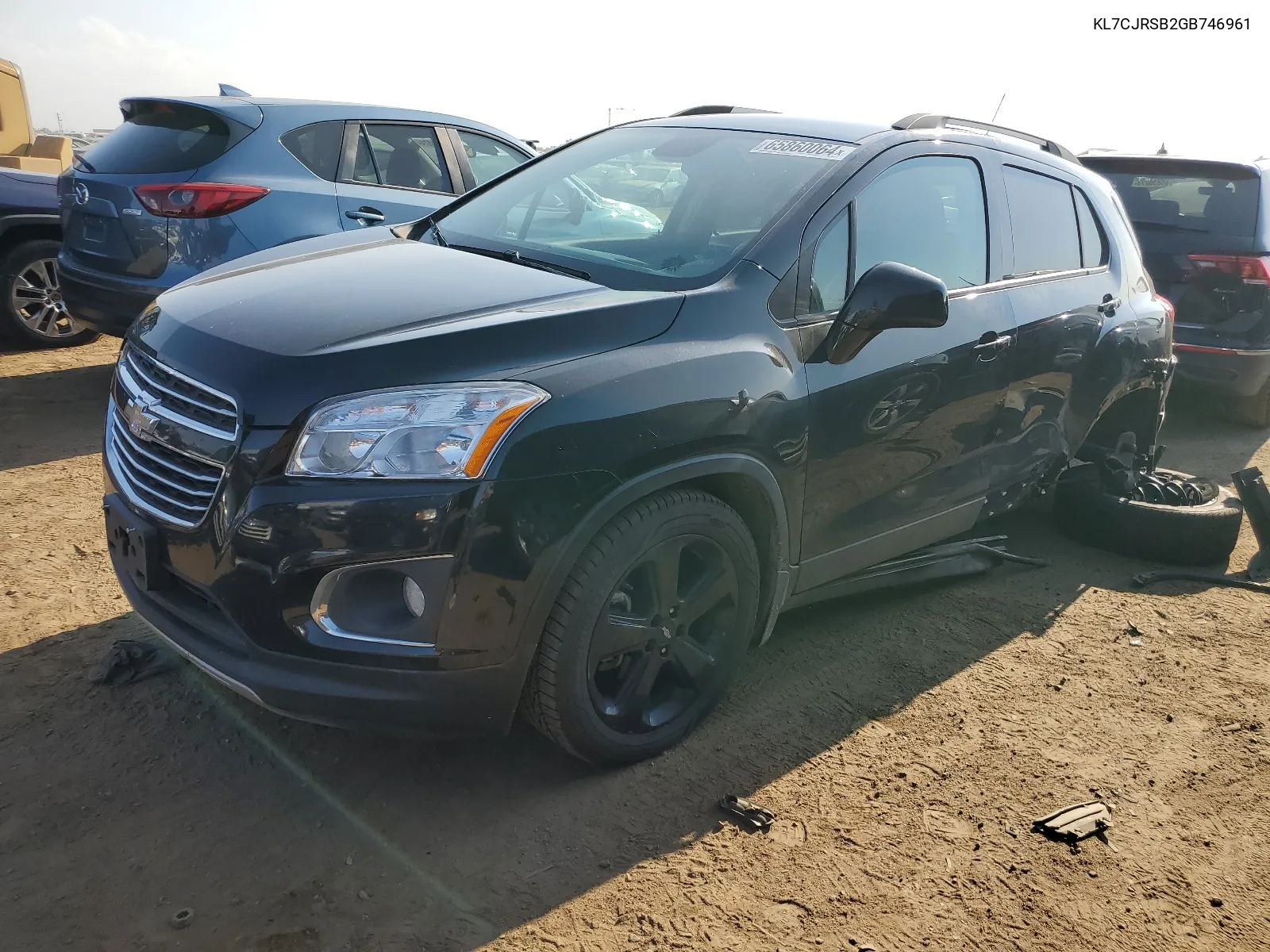 2016 Chevrolet Trax Ltz VIN: KL7CJRSB2GB746961 Lot: 65860064