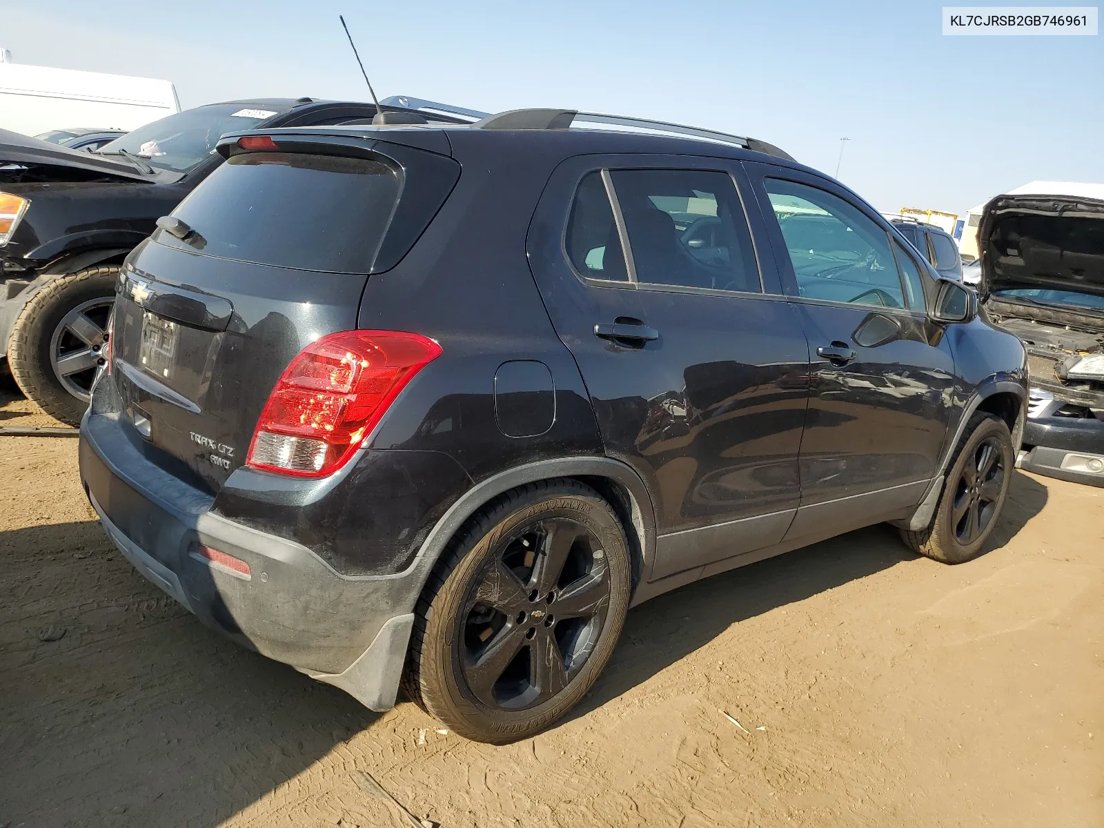 2016 Chevrolet Trax Ltz VIN: KL7CJRSB2GB746961 Lot: 65860064