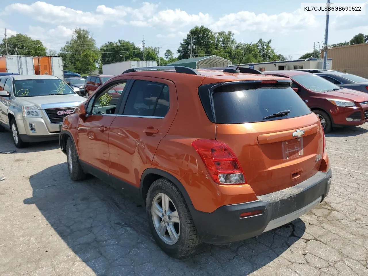 2016 Chevrolet Trax 1Lt VIN: KL7CJLSB6GB690522 Lot: 65890064