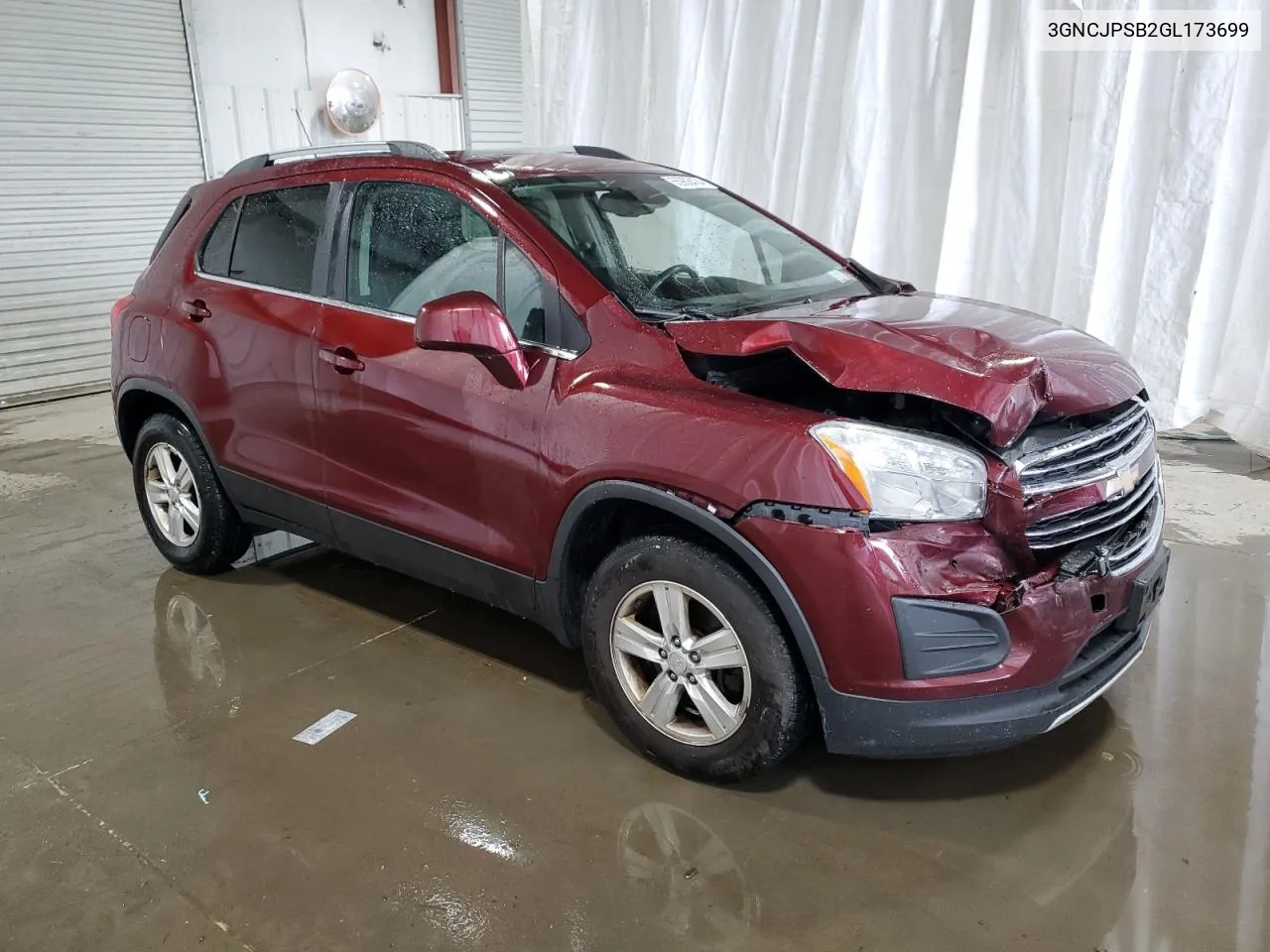 2016 Chevrolet Trax 1Lt VIN: 3GNCJPSB2GL173699 Lot: 65908434