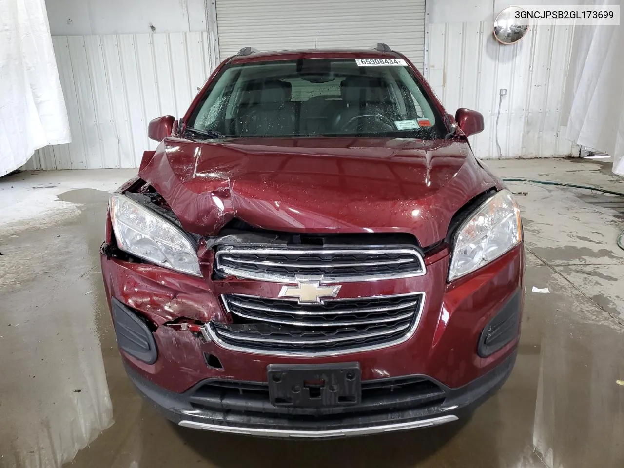 2016 Chevrolet Trax 1Lt VIN: 3GNCJPSB2GL173699 Lot: 65908434