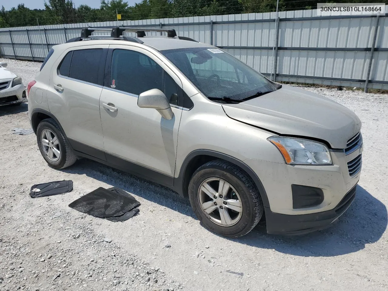 2016 Chevrolet Trax 1Lt VIN: 3GNCJLSB1GL168664 Lot: 65922984