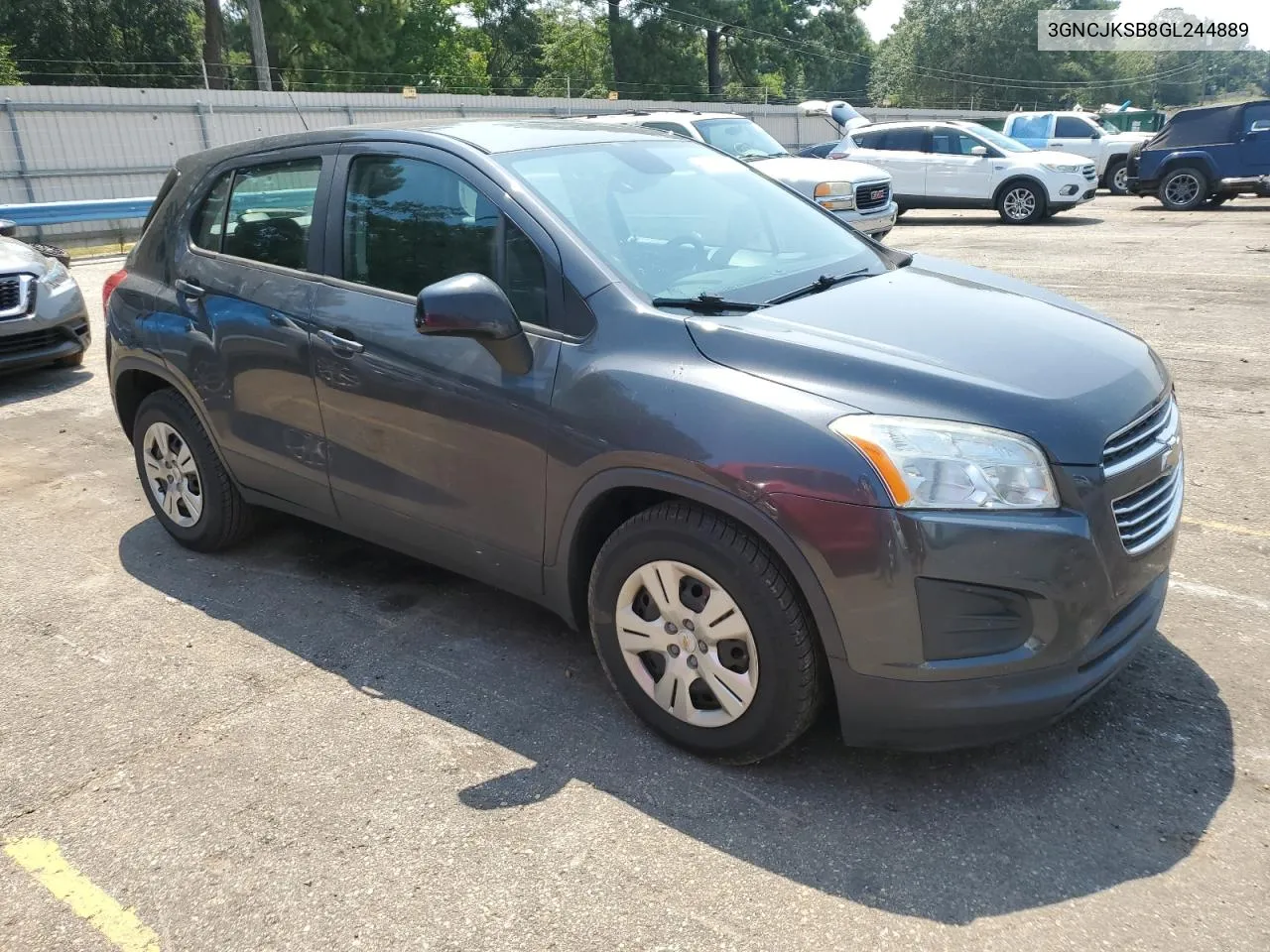 2016 Chevrolet Trax Ls VIN: 3GNCJKSB8GL244889 Lot: 67035764