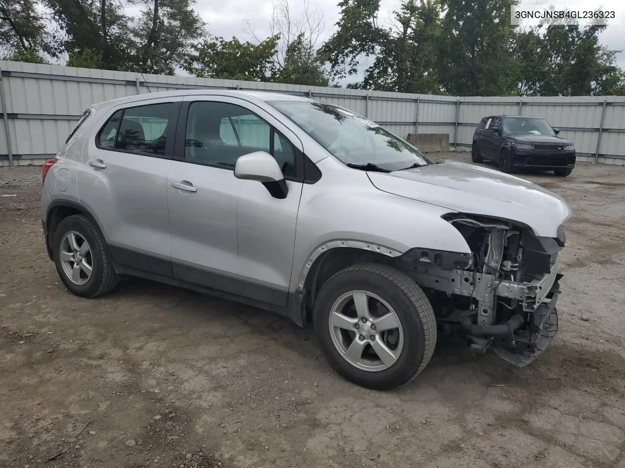 2016 Chevrolet Trax Ls VIN: 3GNCJNSB4GL236323 Lot: 67501624