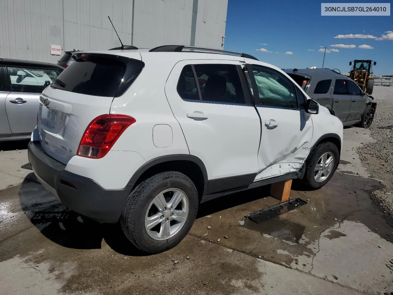 2016 Chevrolet Trax 1Lt VIN: 3GNCJLSB7GL264010 Lot: 67680014