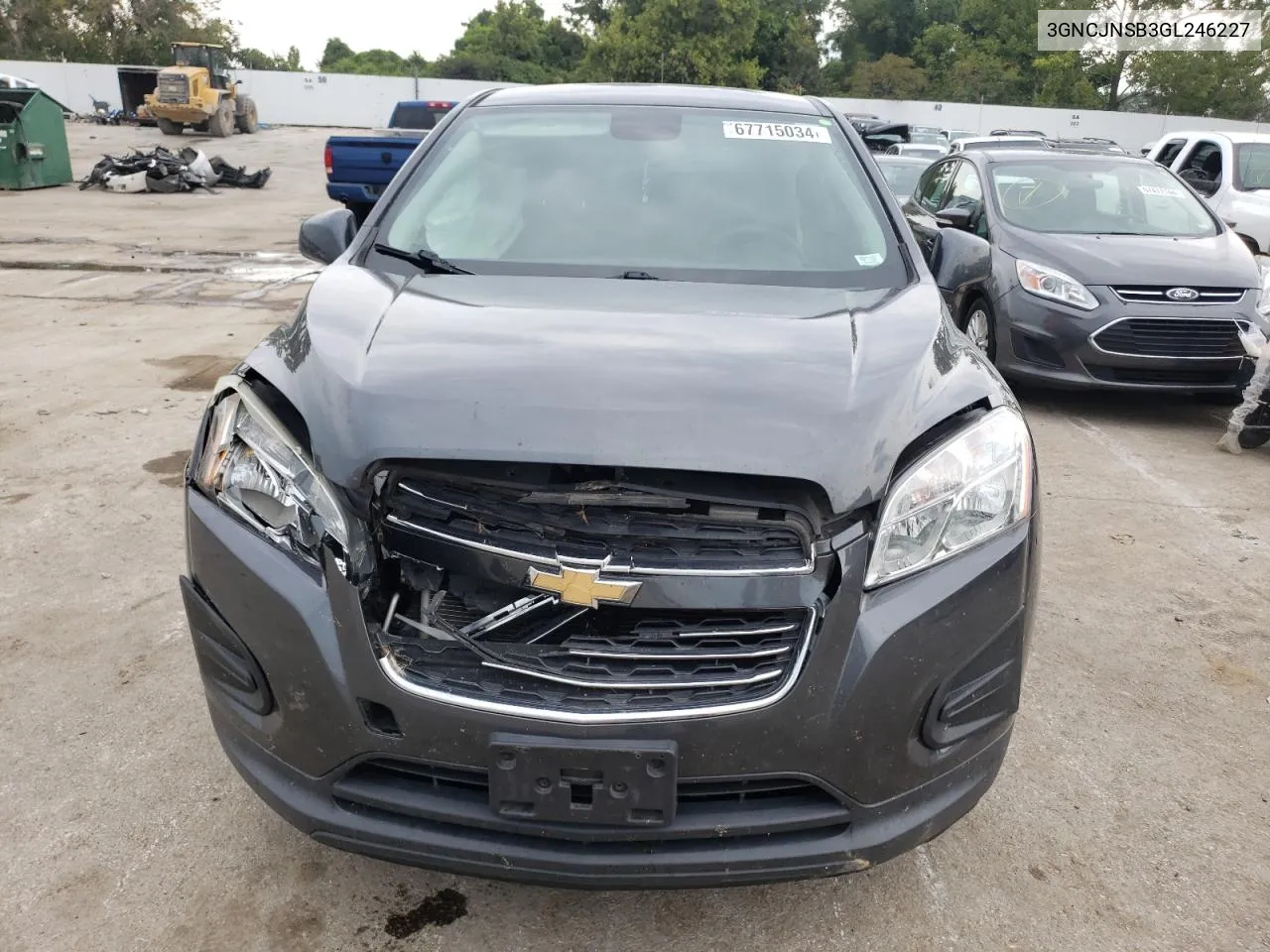 3GNCJNSB3GL246227 2016 Chevrolet Trax Ls