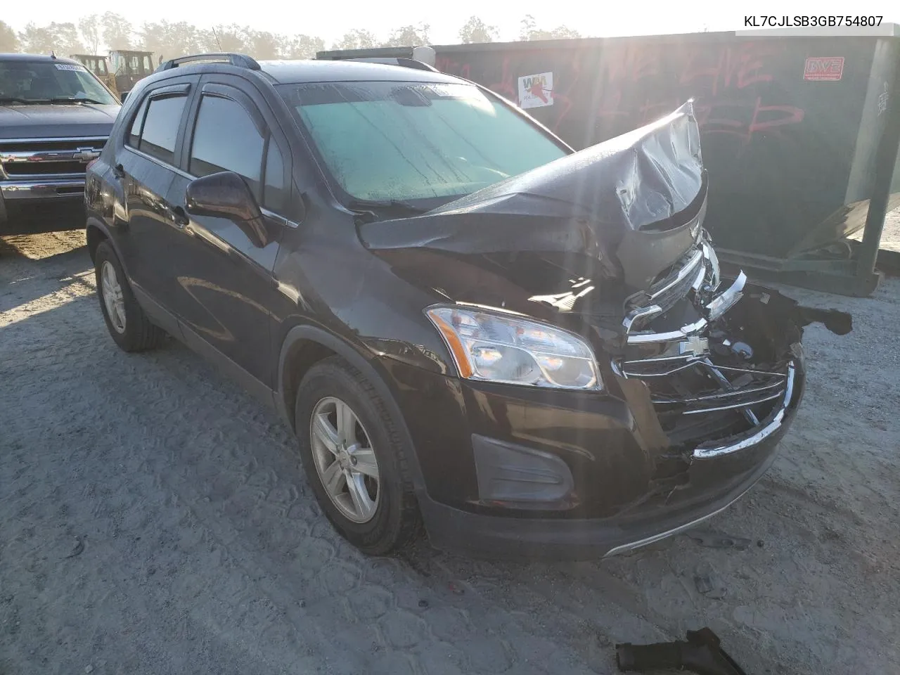 2016 Chevrolet Trax 1Lt VIN: KL7CJLSB3GB754807 Lot: 67890354