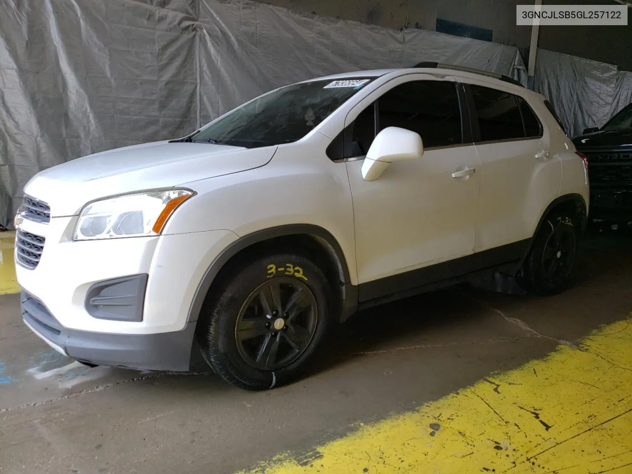 2016 Chevrolet Trax 1Lt VIN: 3GNCJLSB5GL257122 Lot: 67936564