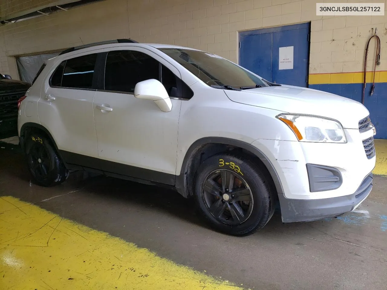 2016 Chevrolet Trax 1Lt VIN: 3GNCJLSB5GL257122 Lot: 67936564