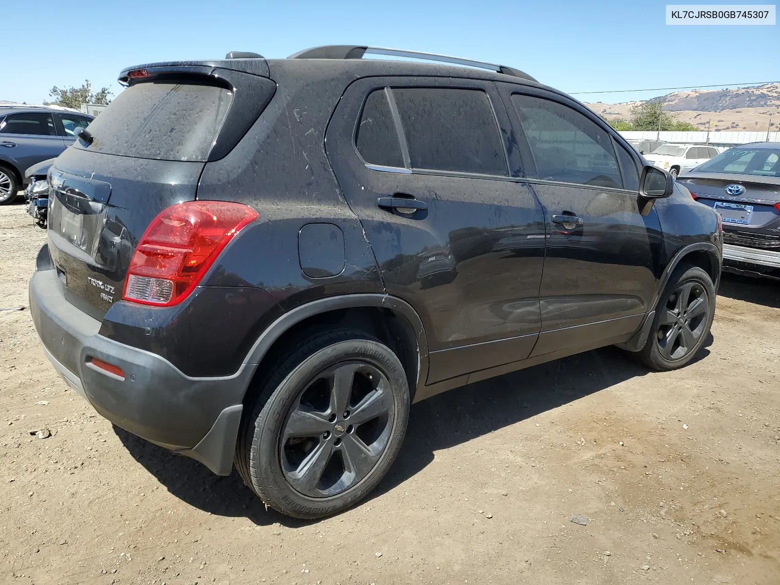 2016 Chevrolet Trax Ltz VIN: KL7CJRSB0GB745307 Lot: 68278264