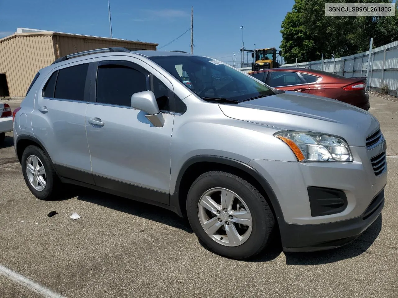 3GNCJLSB9GL261805 2016 Chevrolet Trax 1Lt