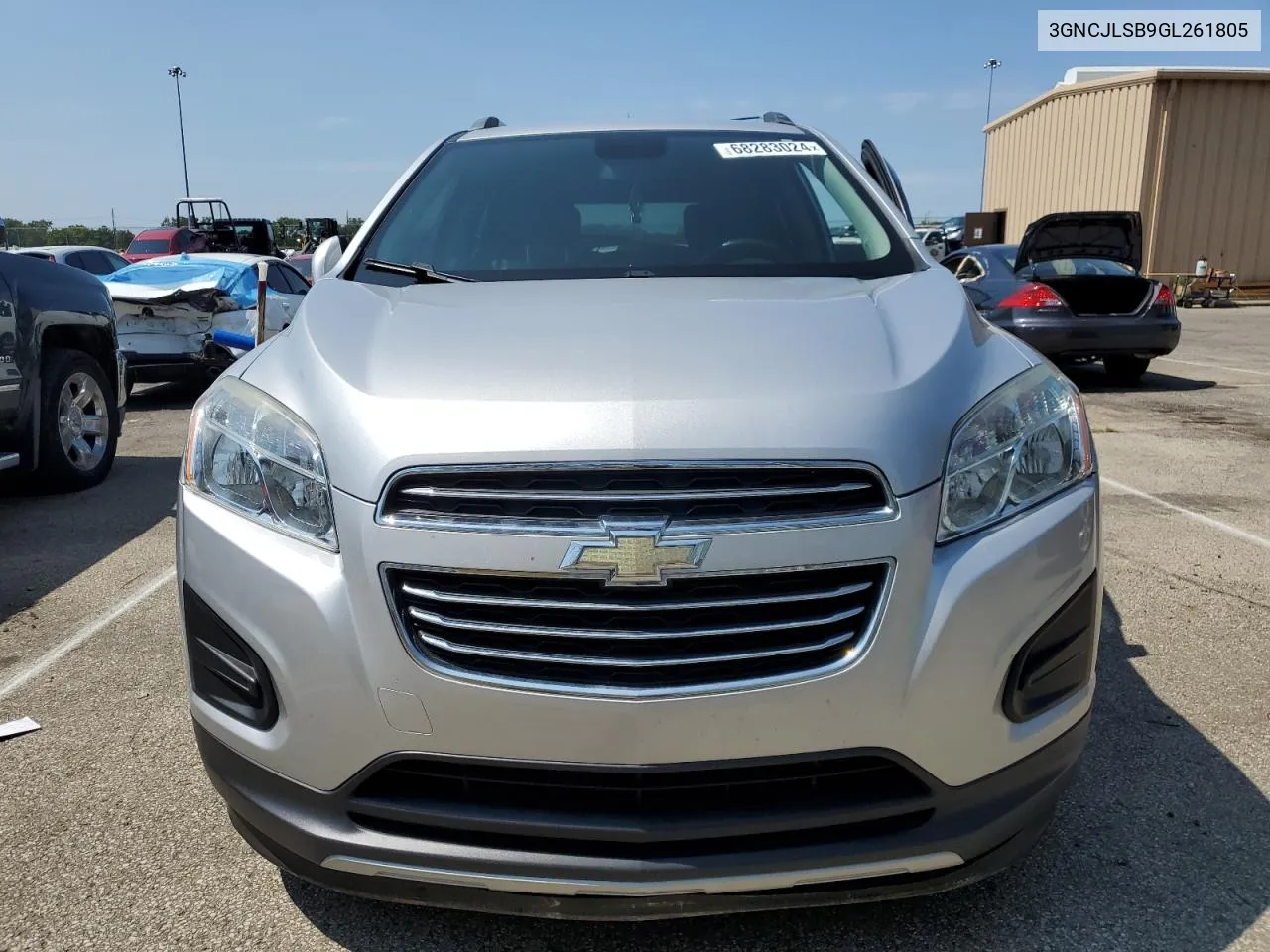 2016 Chevrolet Trax 1Lt VIN: 3GNCJLSB9GL261805 Lot: 68283024