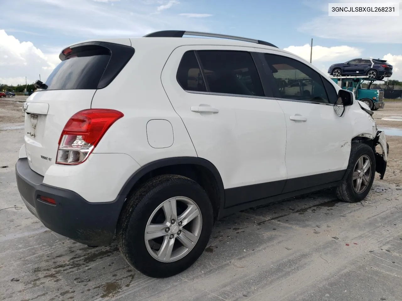 2016 Chevrolet Trax 1Lt VIN: 3GNCJLSBXGL268231 Lot: 68342944