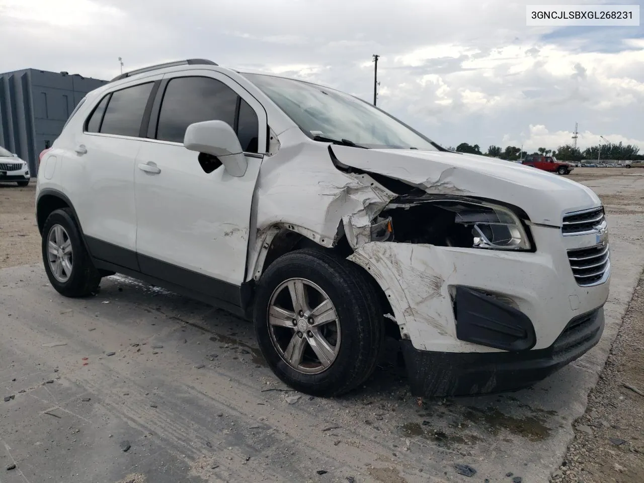 2016 Chevrolet Trax 1Lt VIN: 3GNCJLSBXGL268231 Lot: 68342944