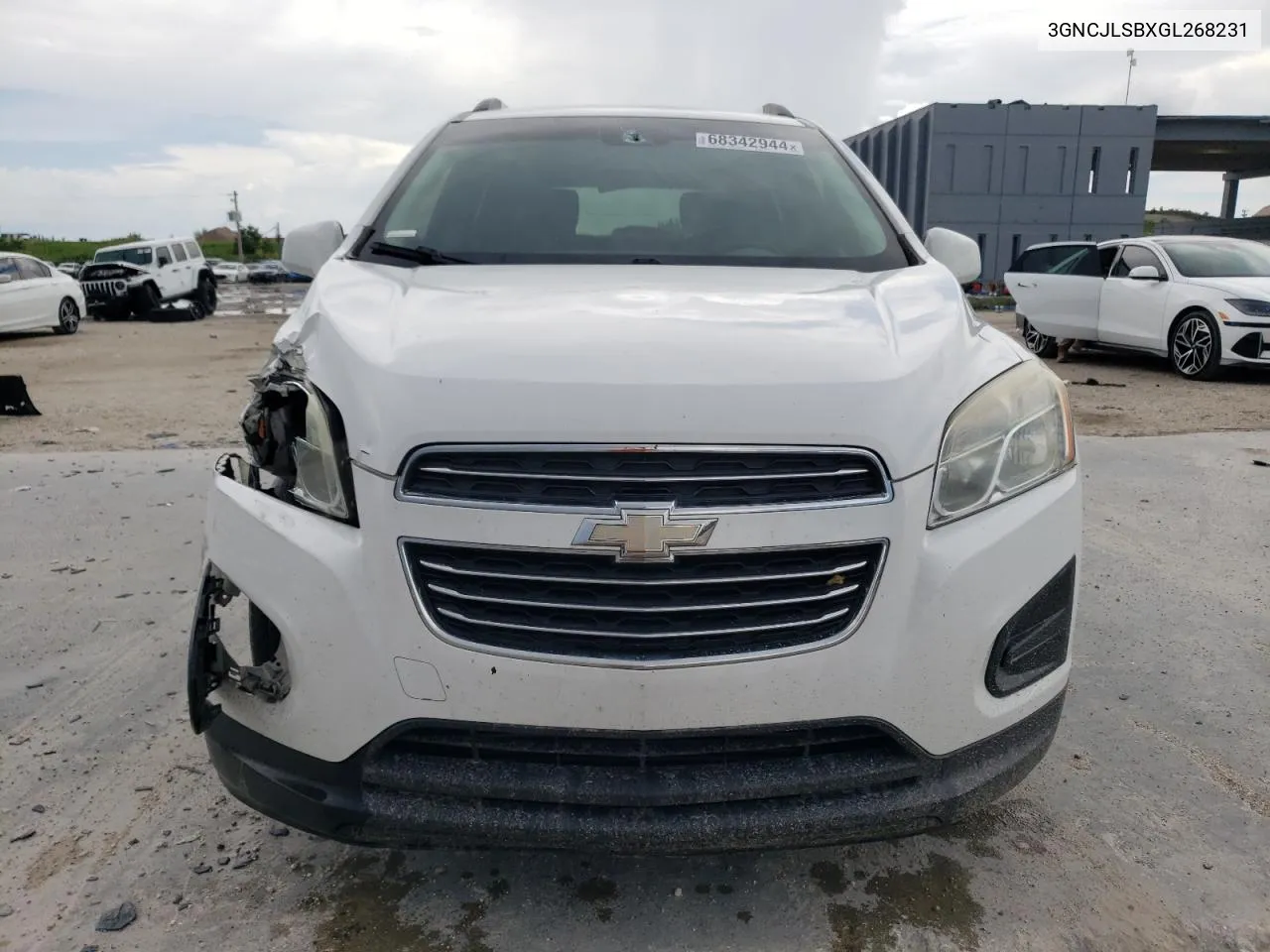 2016 Chevrolet Trax 1Lt VIN: 3GNCJLSBXGL268231 Lot: 68342944