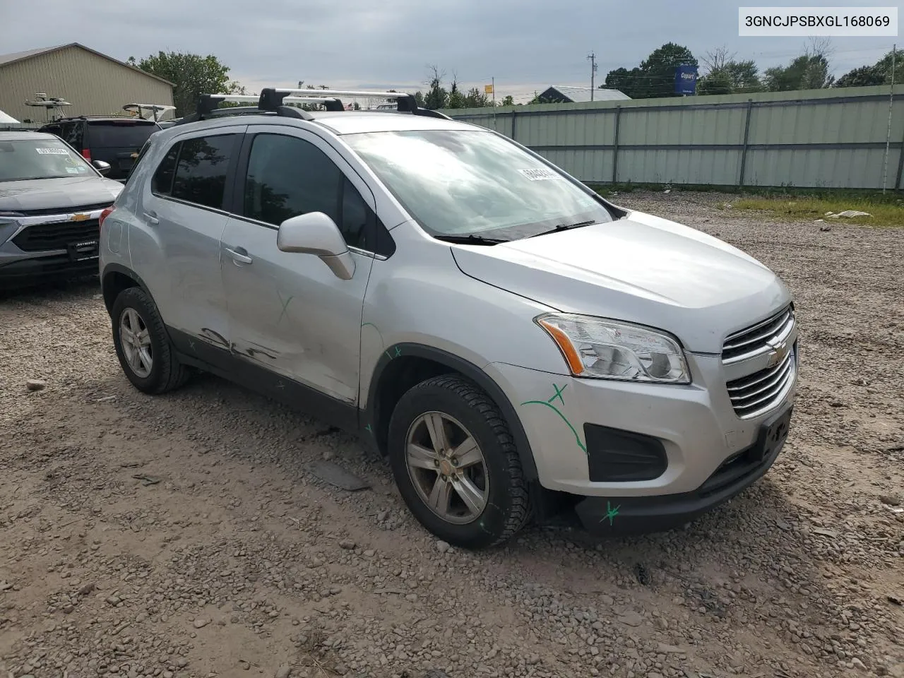 2016 Chevrolet Trax 1Lt VIN: 3GNCJPSBXGL168069 Lot: 68442414