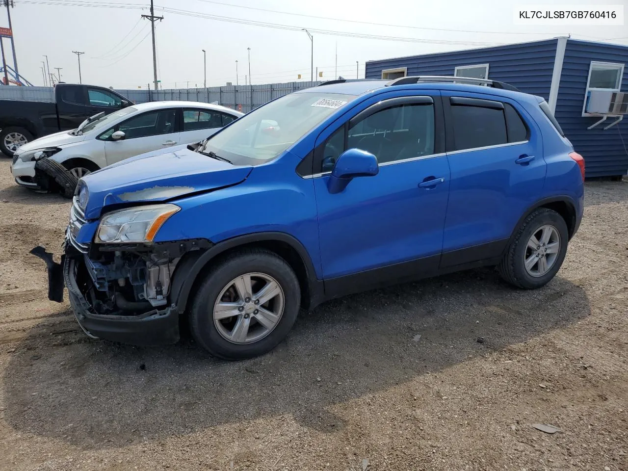 2016 Chevrolet Trax 1Lt VIN: KL7CJLSB7GB760416 Lot: 68564604