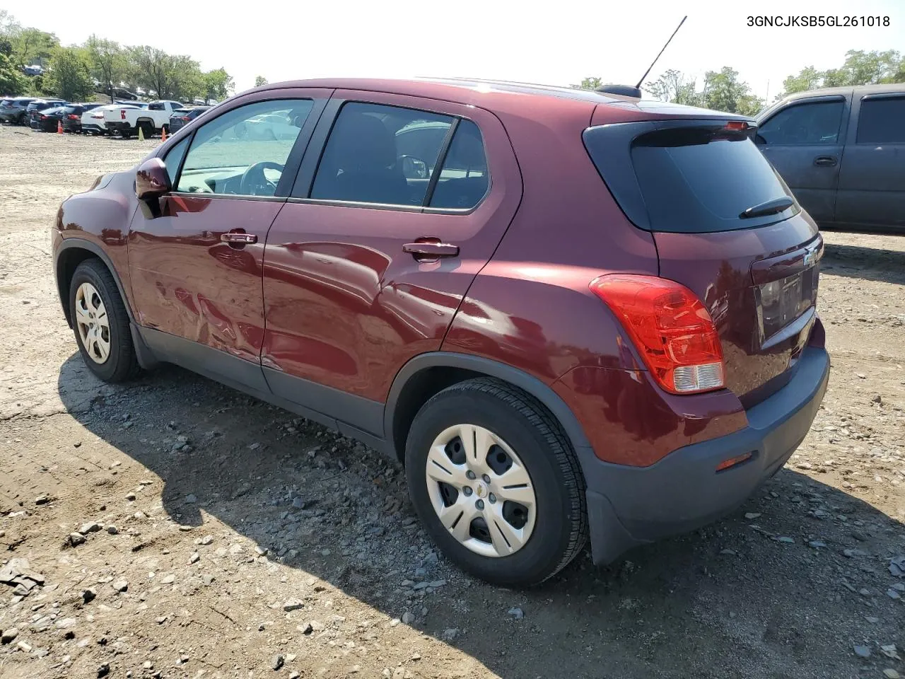 2016 Chevrolet Trax Ls VIN: 3GNCJKSB5GL261018 Lot: 68731004