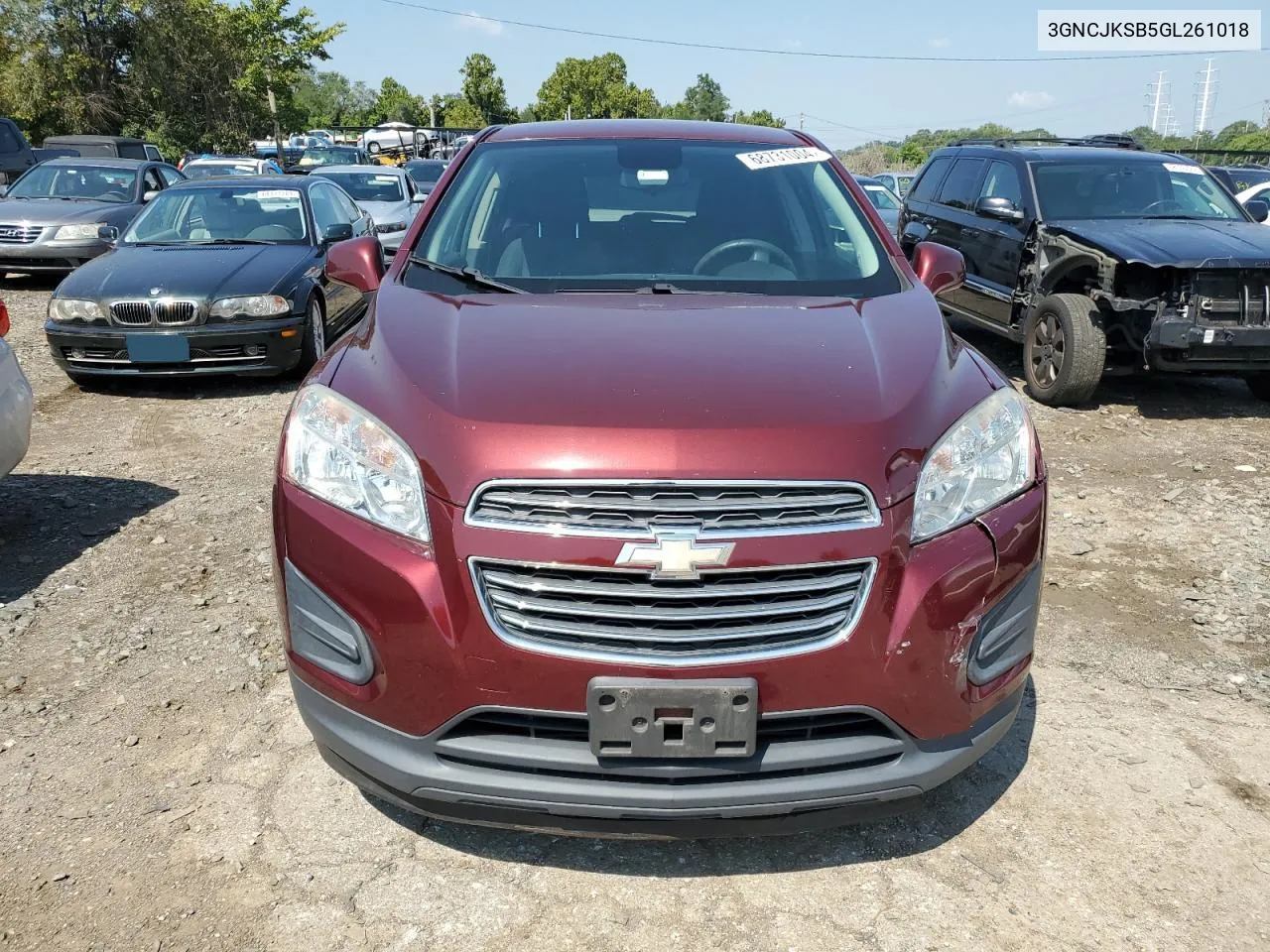 3GNCJKSB5GL261018 2016 Chevrolet Trax Ls