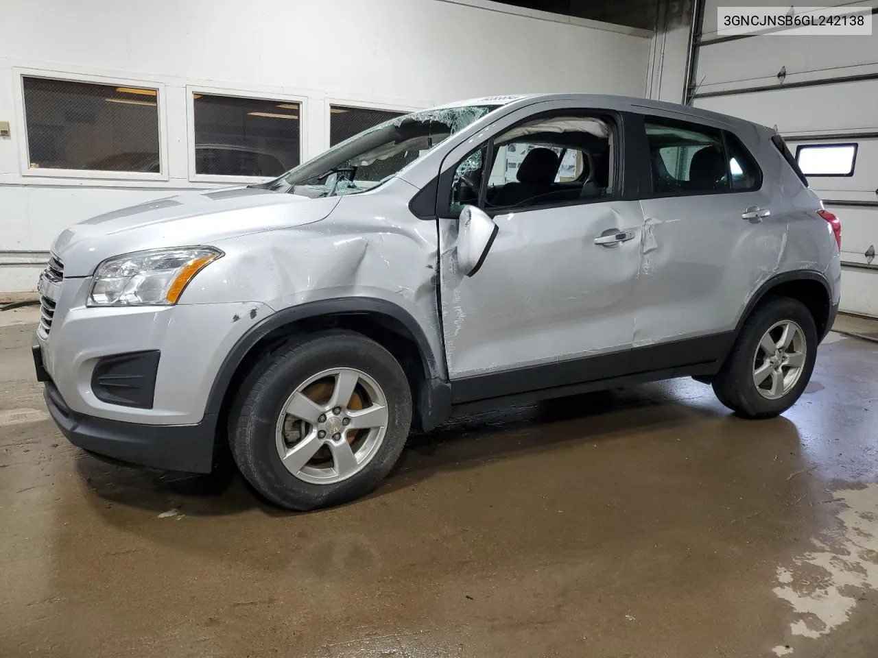 2016 Chevrolet Trax Ls VIN: 3GNCJNSB6GL242138 Lot: 69283654