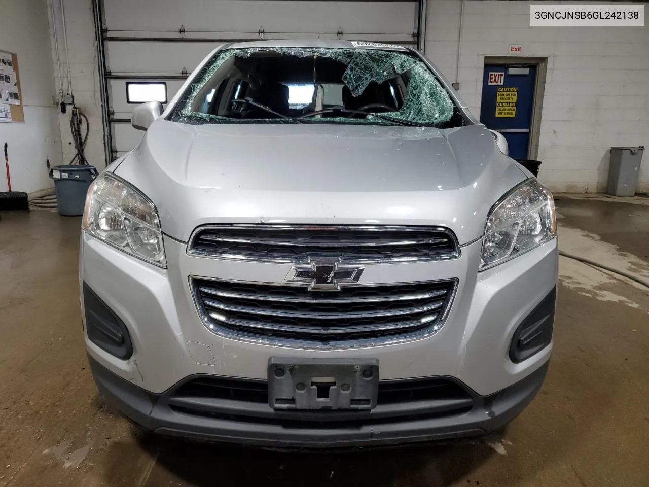 2016 Chevrolet Trax Ls VIN: 3GNCJNSB6GL242138 Lot: 69283654