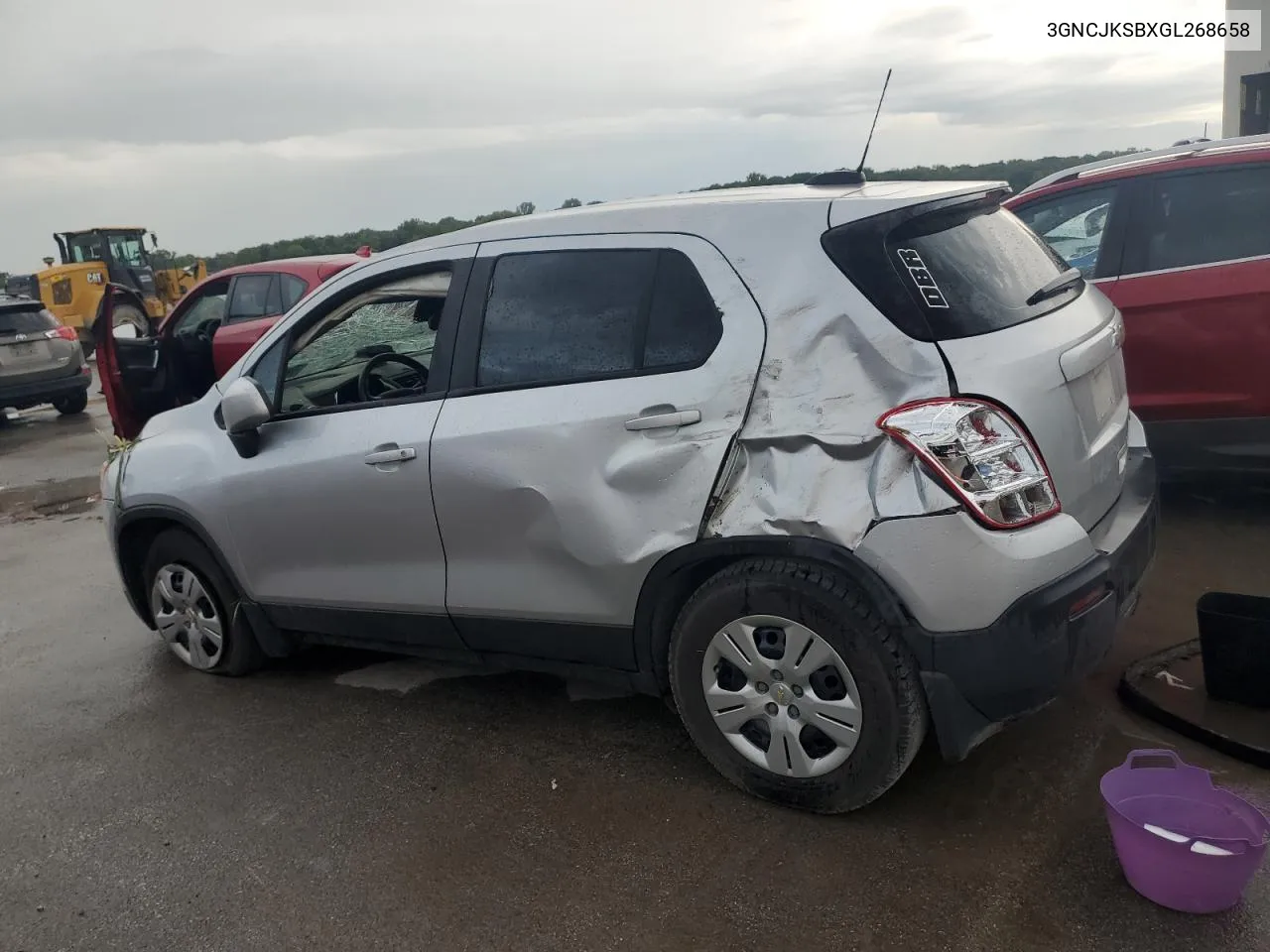 2016 Chevrolet Trax Ls VIN: 3GNCJKSBXGL268658 Lot: 69595934