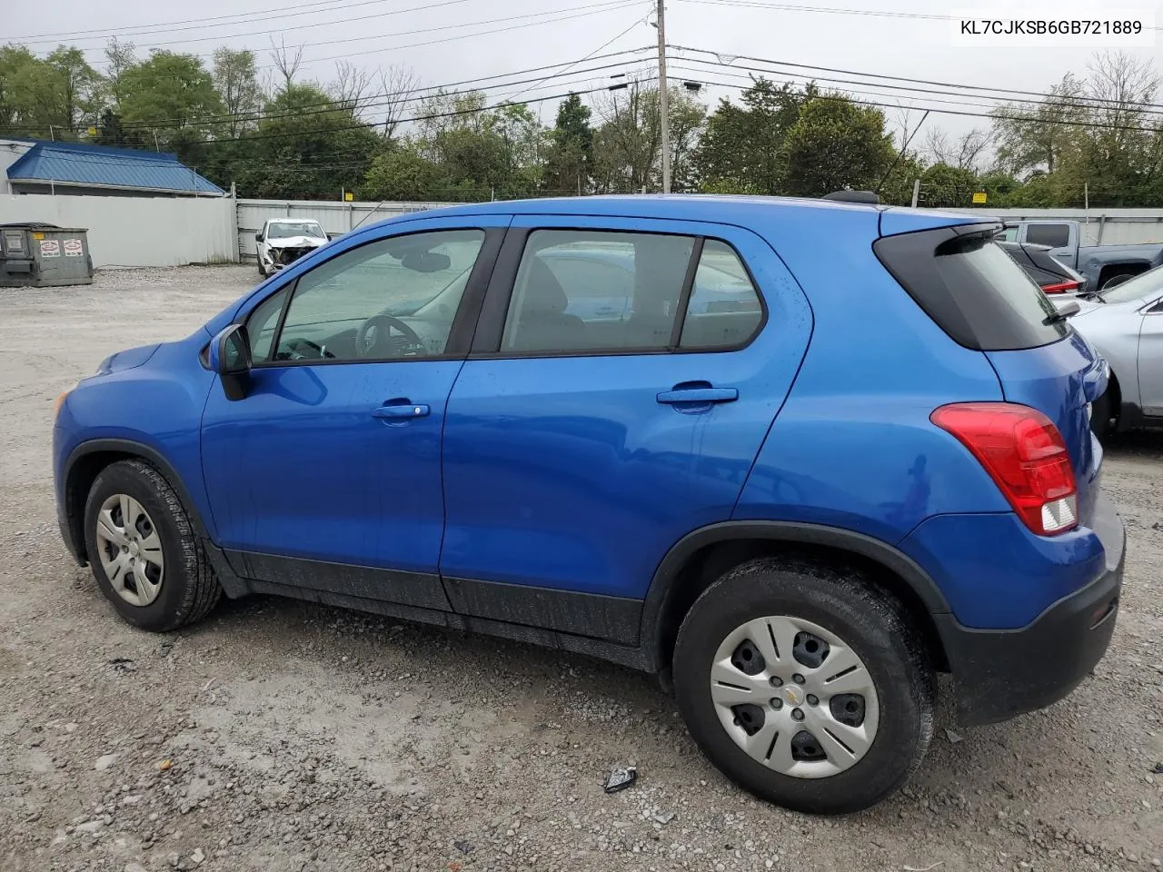 KL7CJKSB6GB721889 2016 Chevrolet Trax Ls