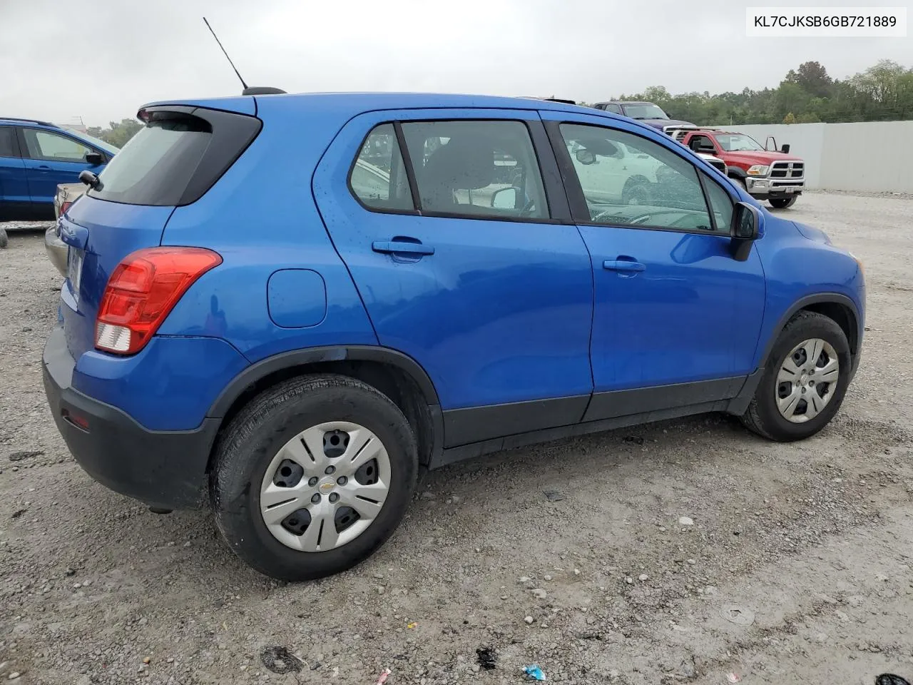 2016 Chevrolet Trax Ls VIN: KL7CJKSB6GB721889 Lot: 70526024