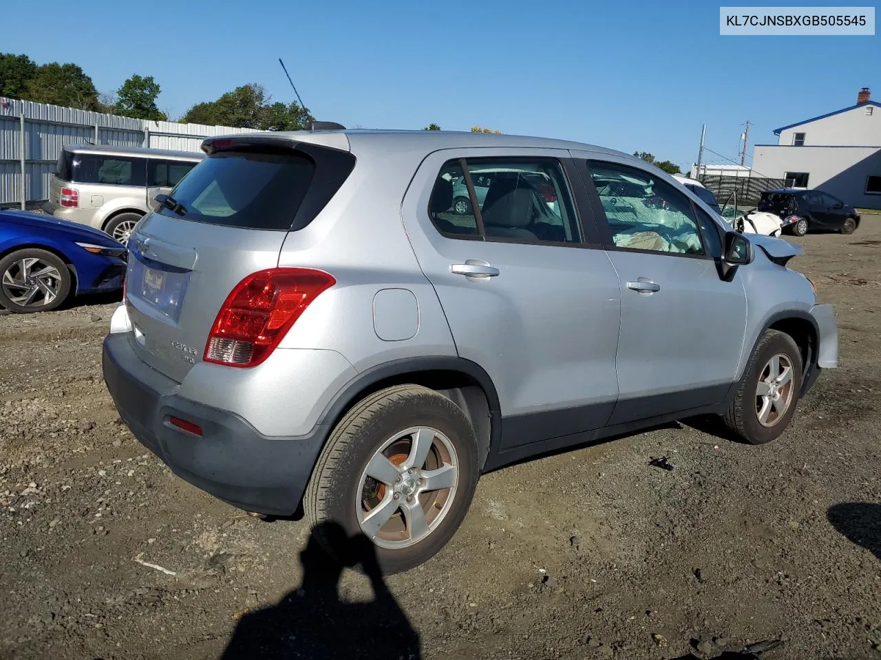 2016 Chevrolet Trax Ls VIN: KL7CJNSBXGB505545 Lot: 70580324