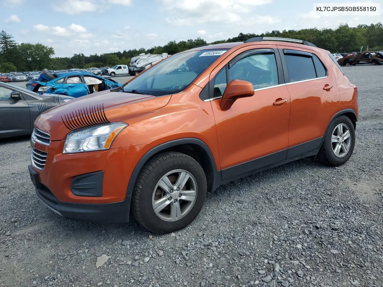 2016 Chevrolet Trax 1Lt VIN: KL7CJPSB5GB558150 Lot: 70605044