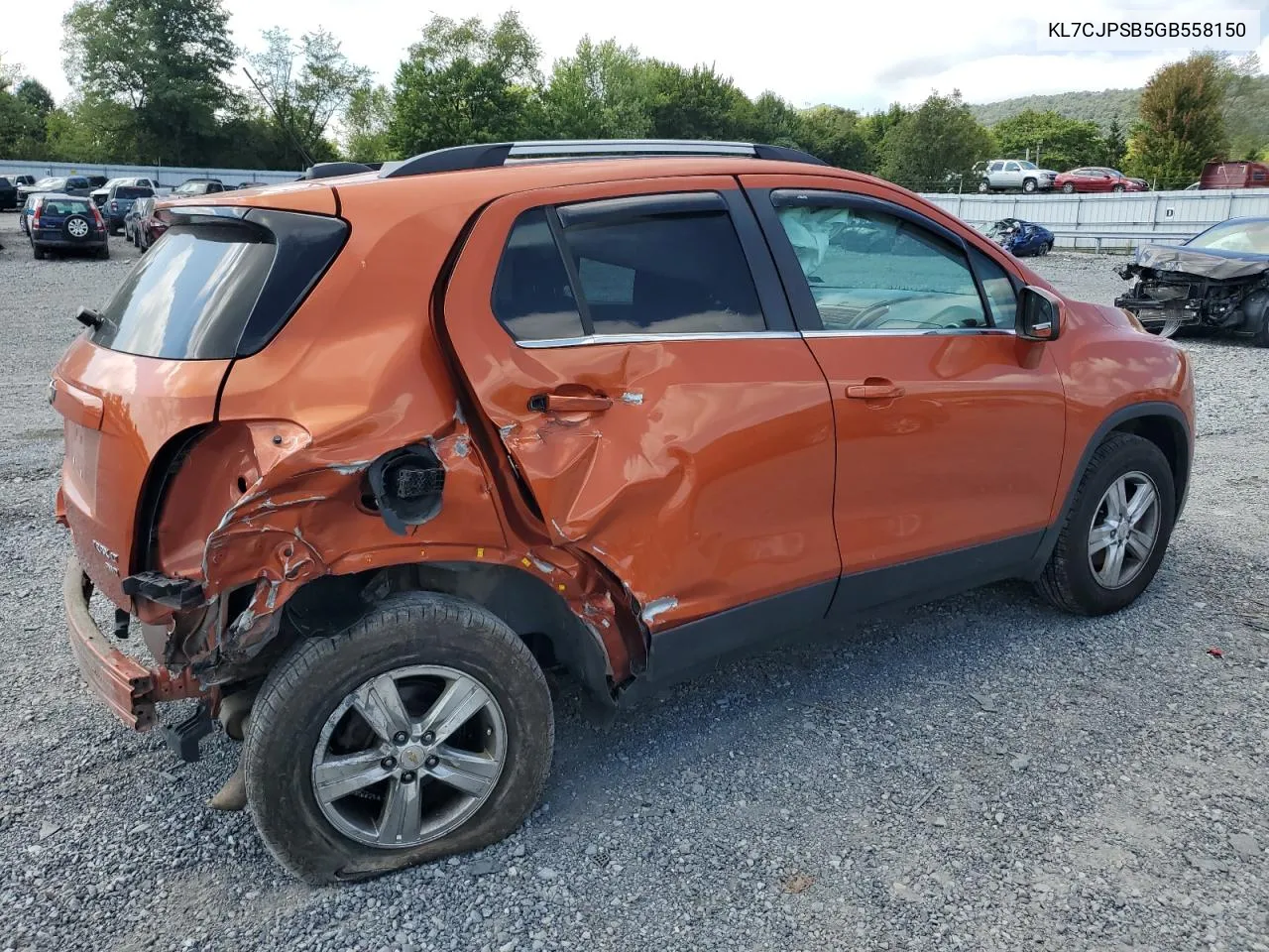 2016 Chevrolet Trax 1Lt VIN: KL7CJPSB5GB558150 Lot: 70605044