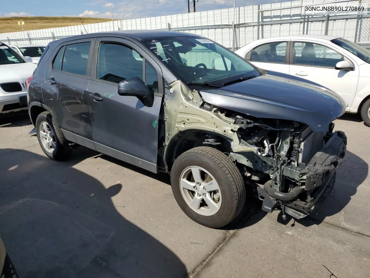 3GNCJNSB9GL270869 2016 Chevrolet Trax Ls