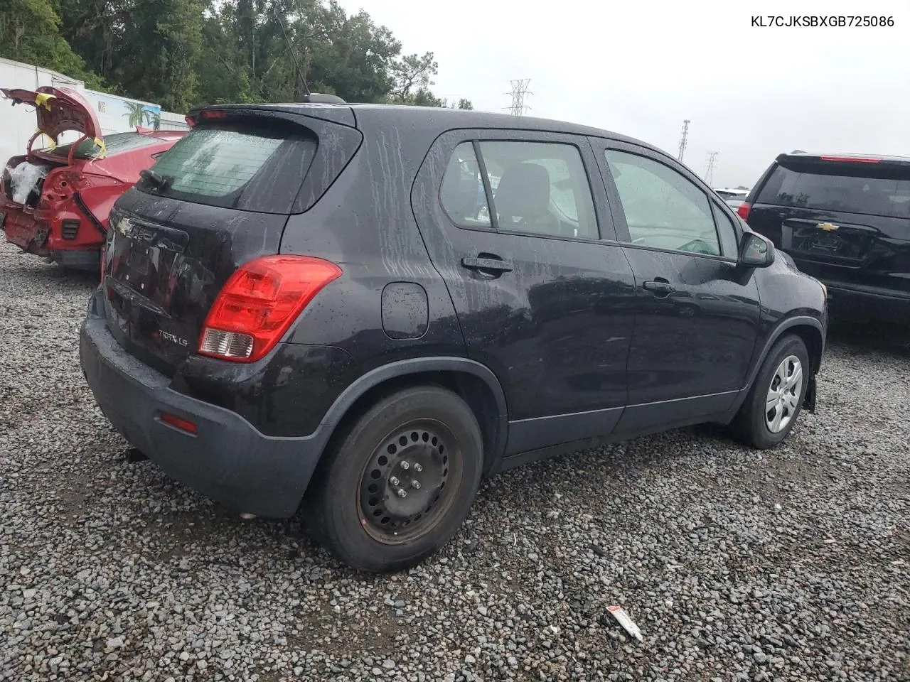 2016 Chevrolet Trax Ls VIN: KL7CJKSBXGB725086 Lot: 70854684