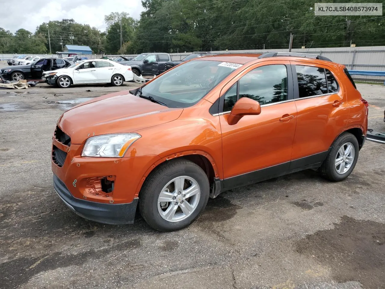 2016 Chevrolet Trax 1Lt VIN: KL7CJLSB4GB573974 Lot: 71720744