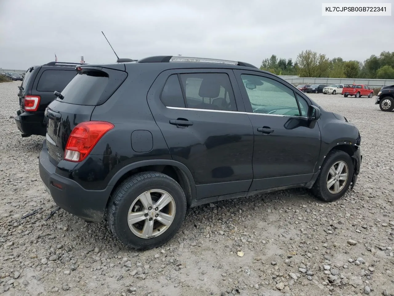 2016 Chevrolet Trax 1Lt VIN: KL7CJPSB0GB722341 Lot: 71754214