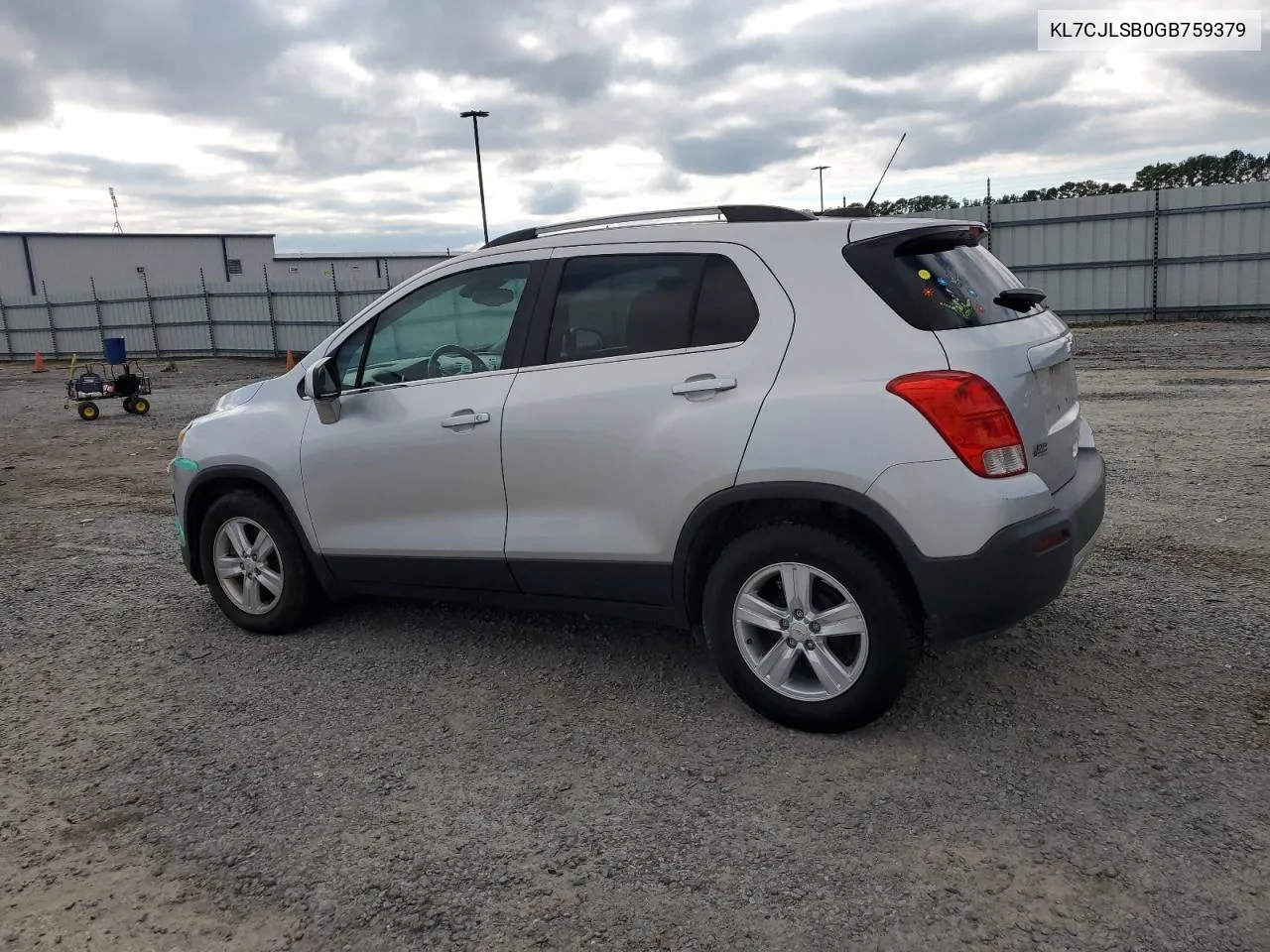 KL7CJLSB0GB759379 2016 Chevrolet Trax 1Lt