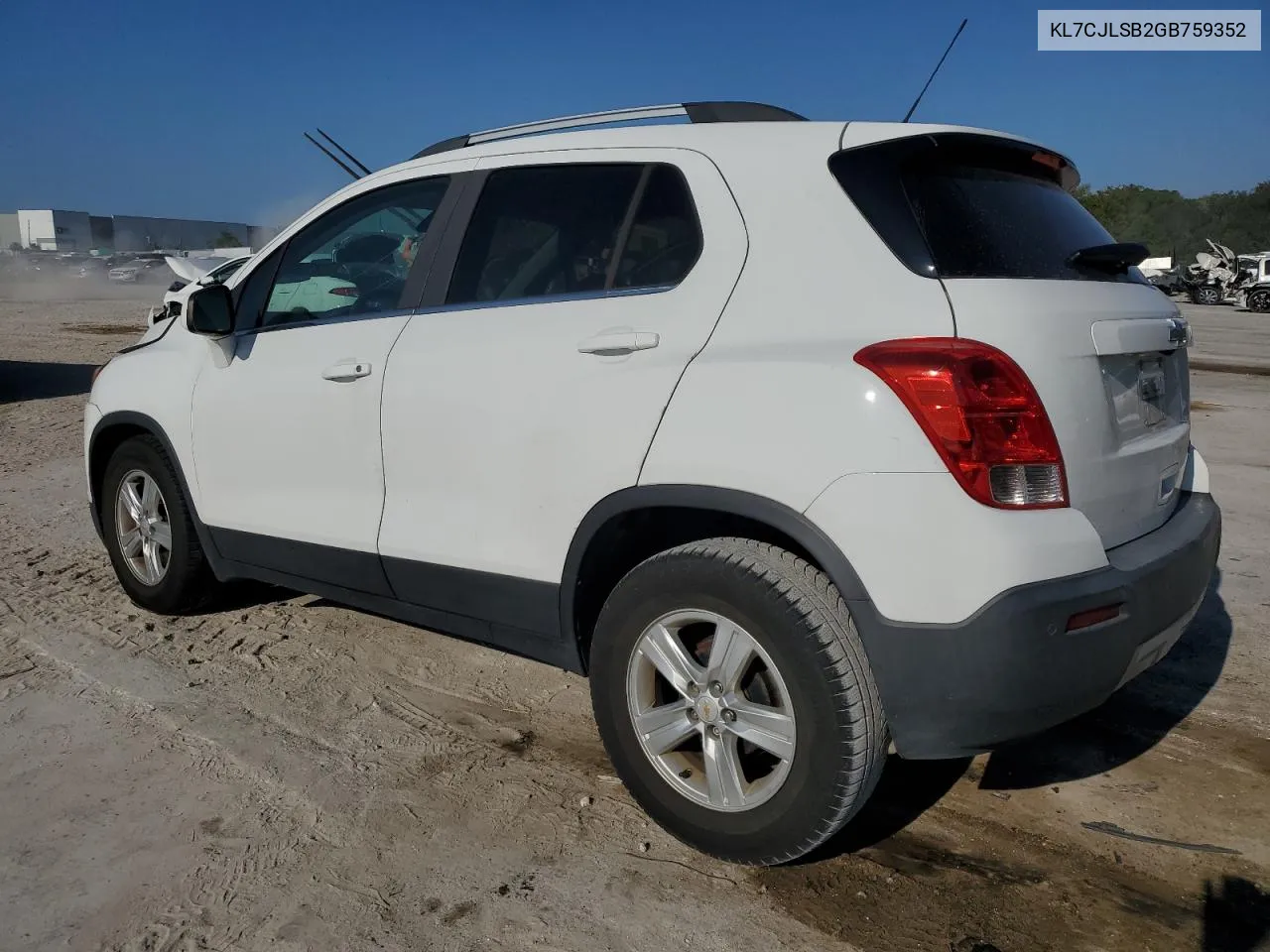 2016 Chevrolet Trax 1Lt VIN: KL7CJLSB2GB759352 Lot: 71876844