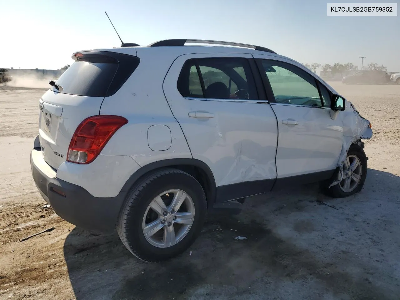 2016 Chevrolet Trax 1Lt VIN: KL7CJLSB2GB759352 Lot: 71876844