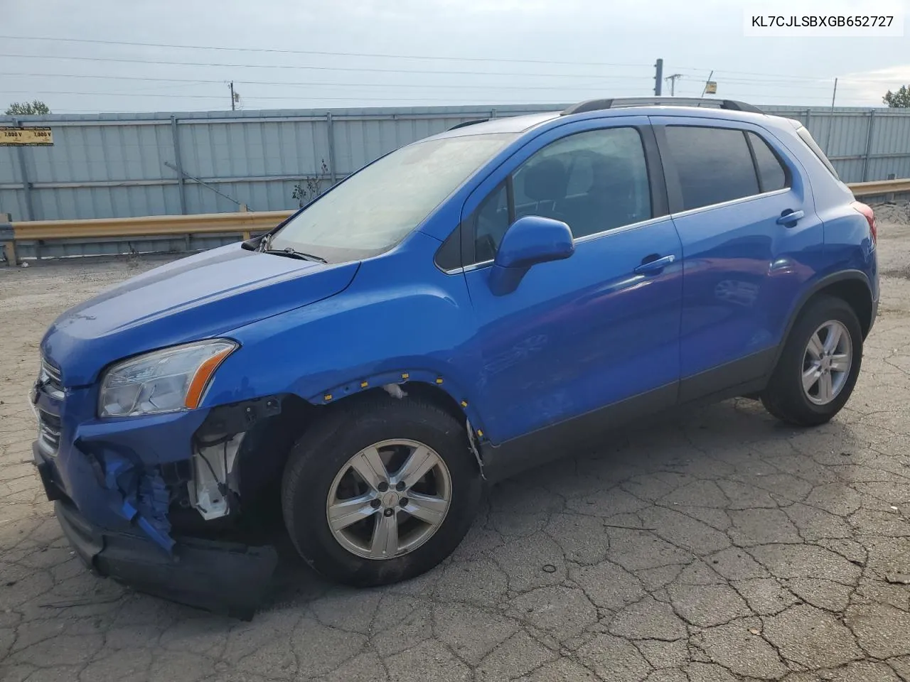 2016 Chevrolet Trax 1Lt VIN: KL7CJLSBXGB652727 Lot: 72041054